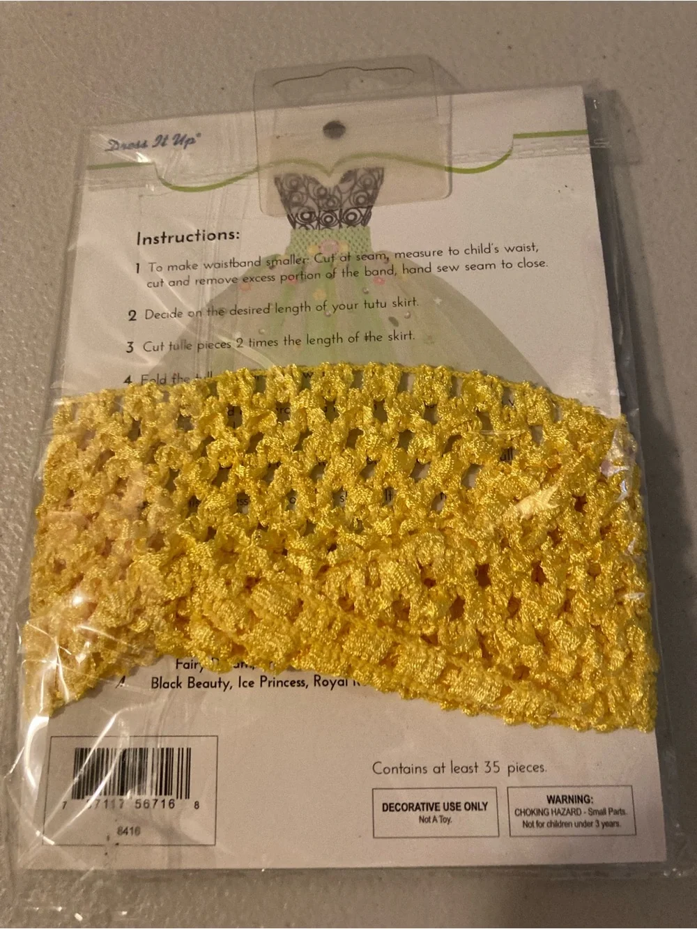Dress It Up Inner Princess Multicolor Tutu Embellishments Kit Fairy Dream